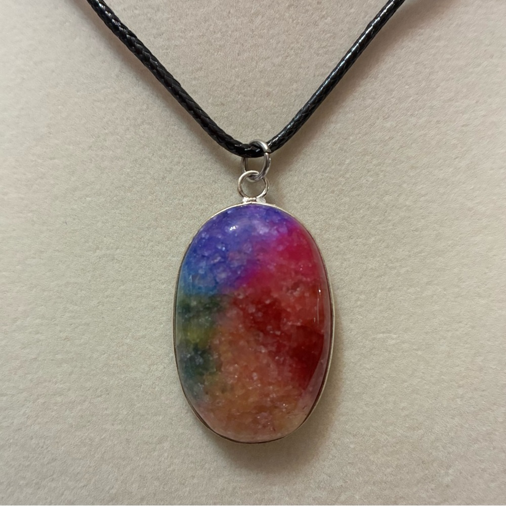 Rainbow Solar Quartz Necklace